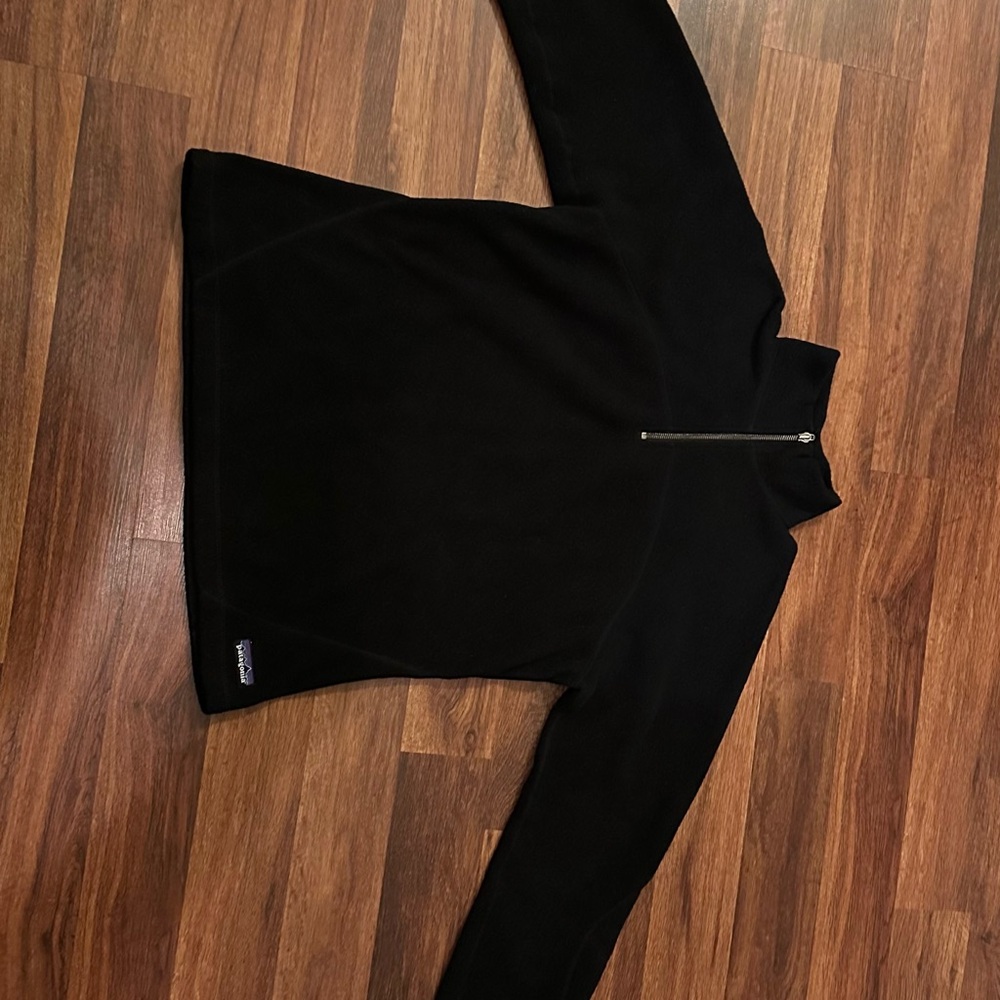 Black Quarter-Zip Pullover